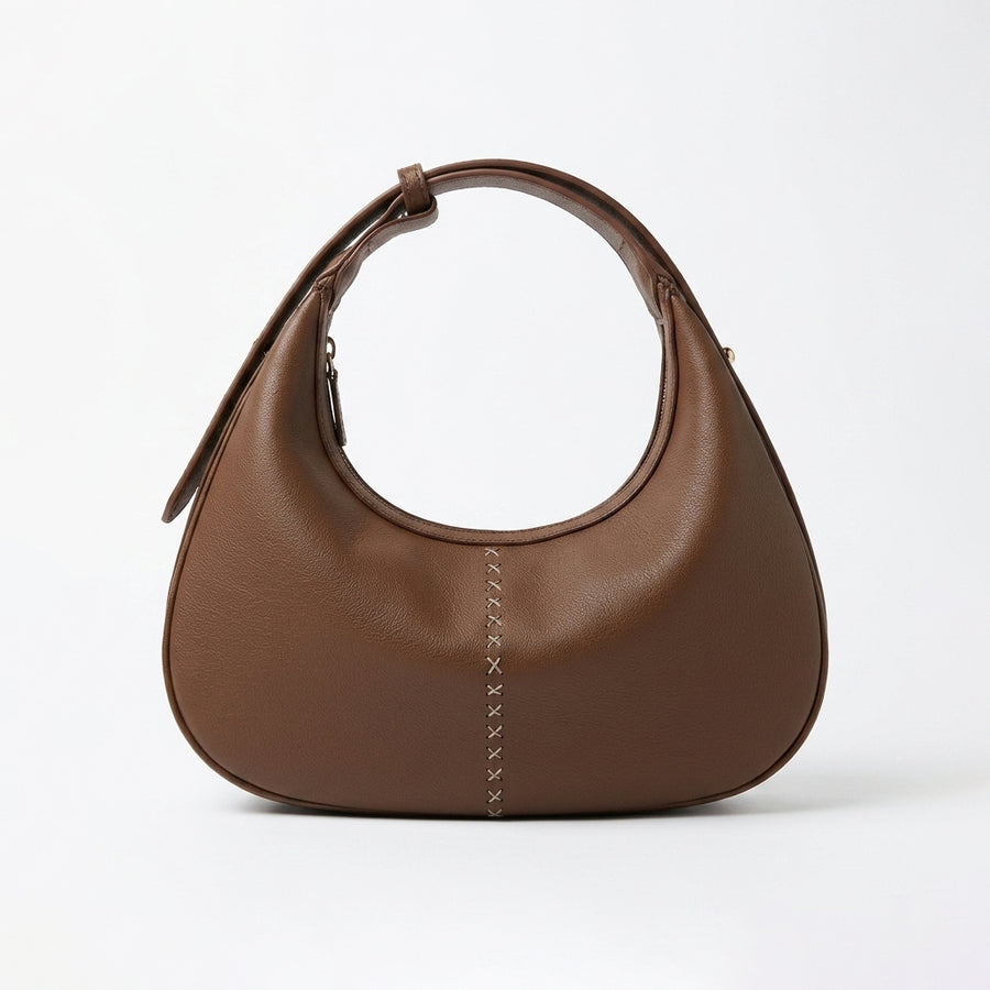 Convertible Clutch to Crossbody Brown Bag for Women