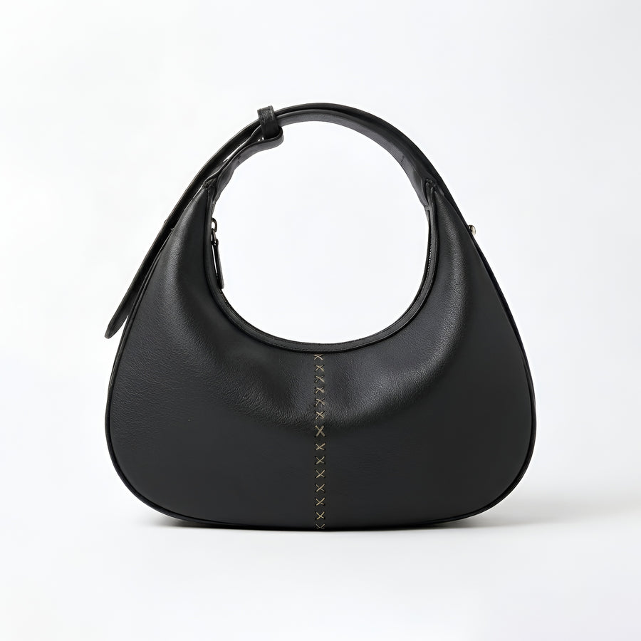 Convertible Clutch to Crossbody Black Bag for Women