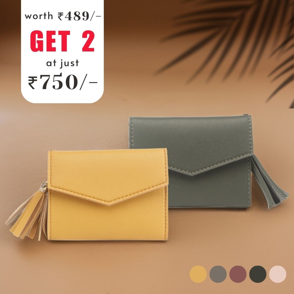 Trendy Green Wallet Perfect For Women & Girls