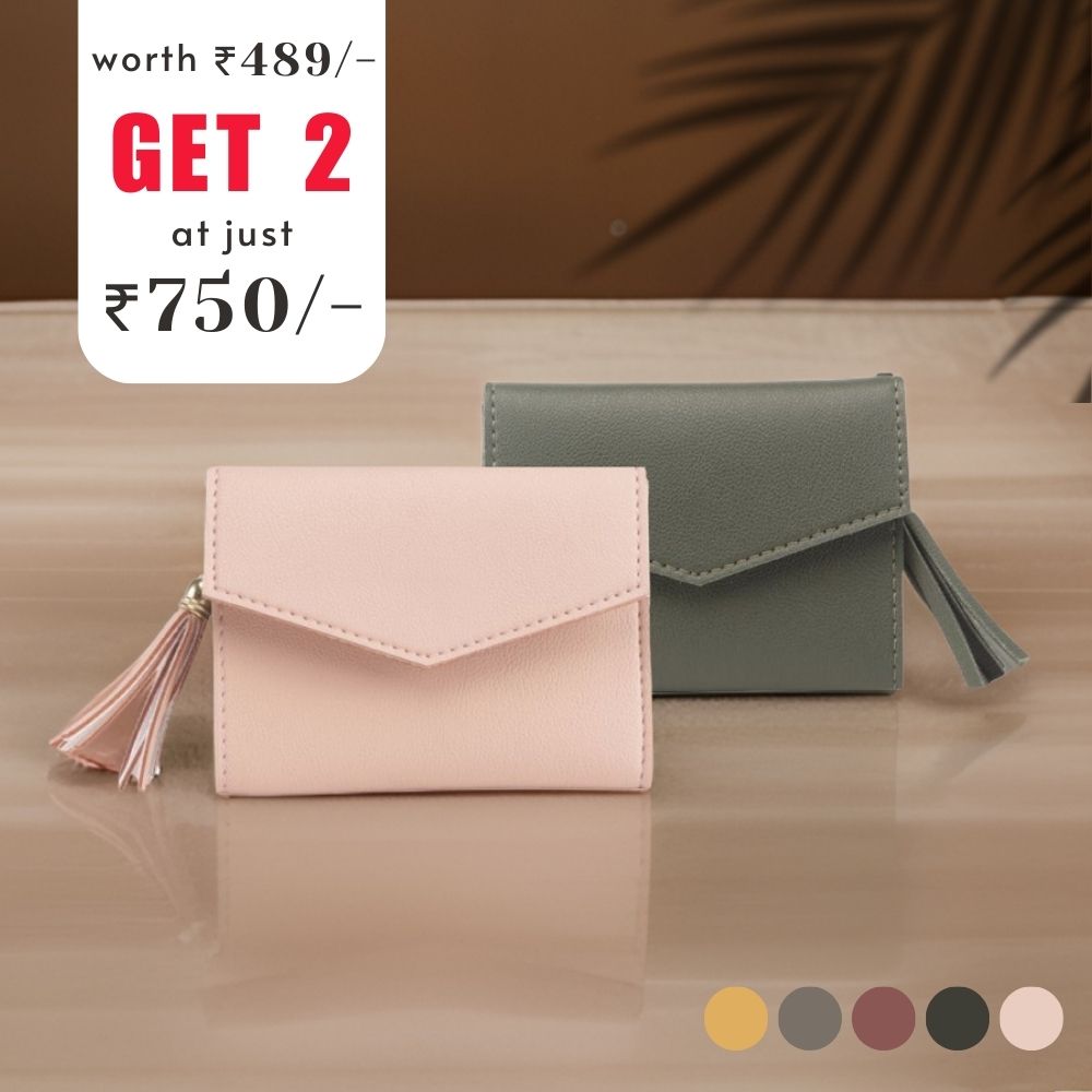 Trendy Green Wallet Perfect For Women & Girls