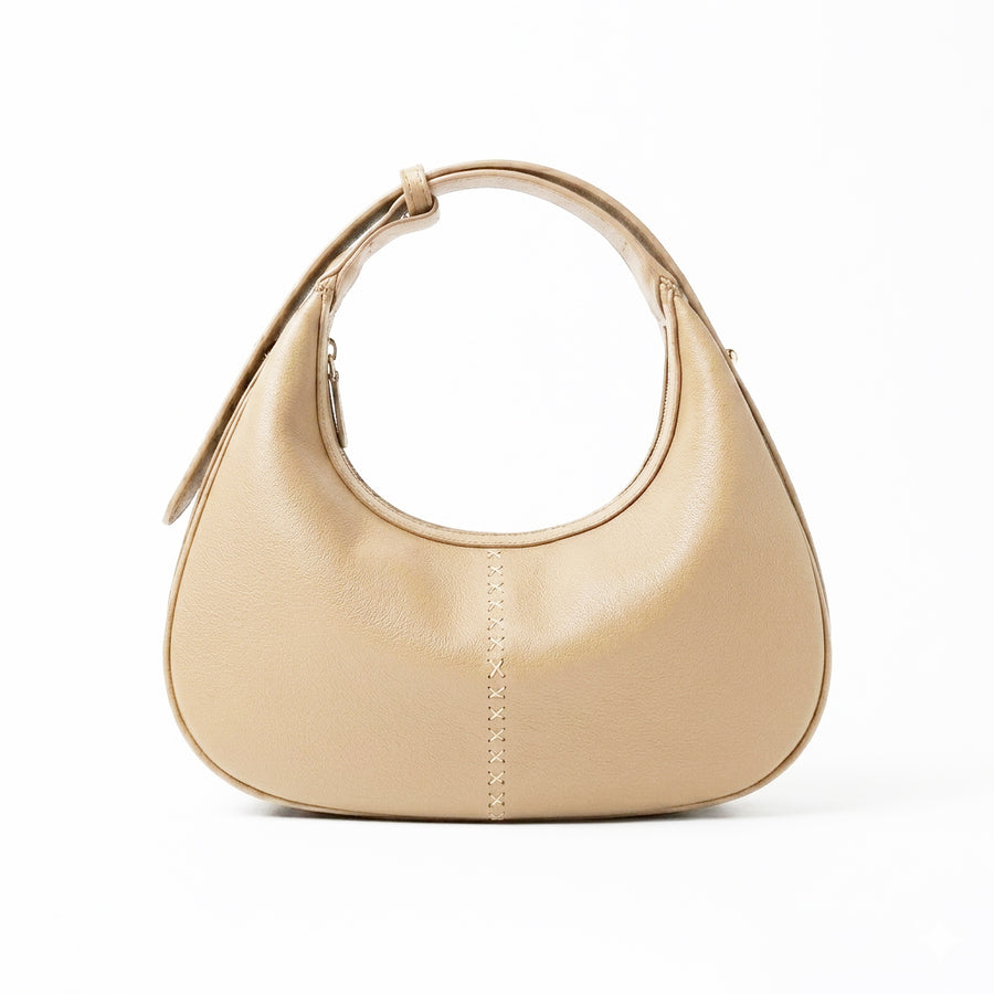 Convertible Clutch to Crossbody Crescent Bag for Women