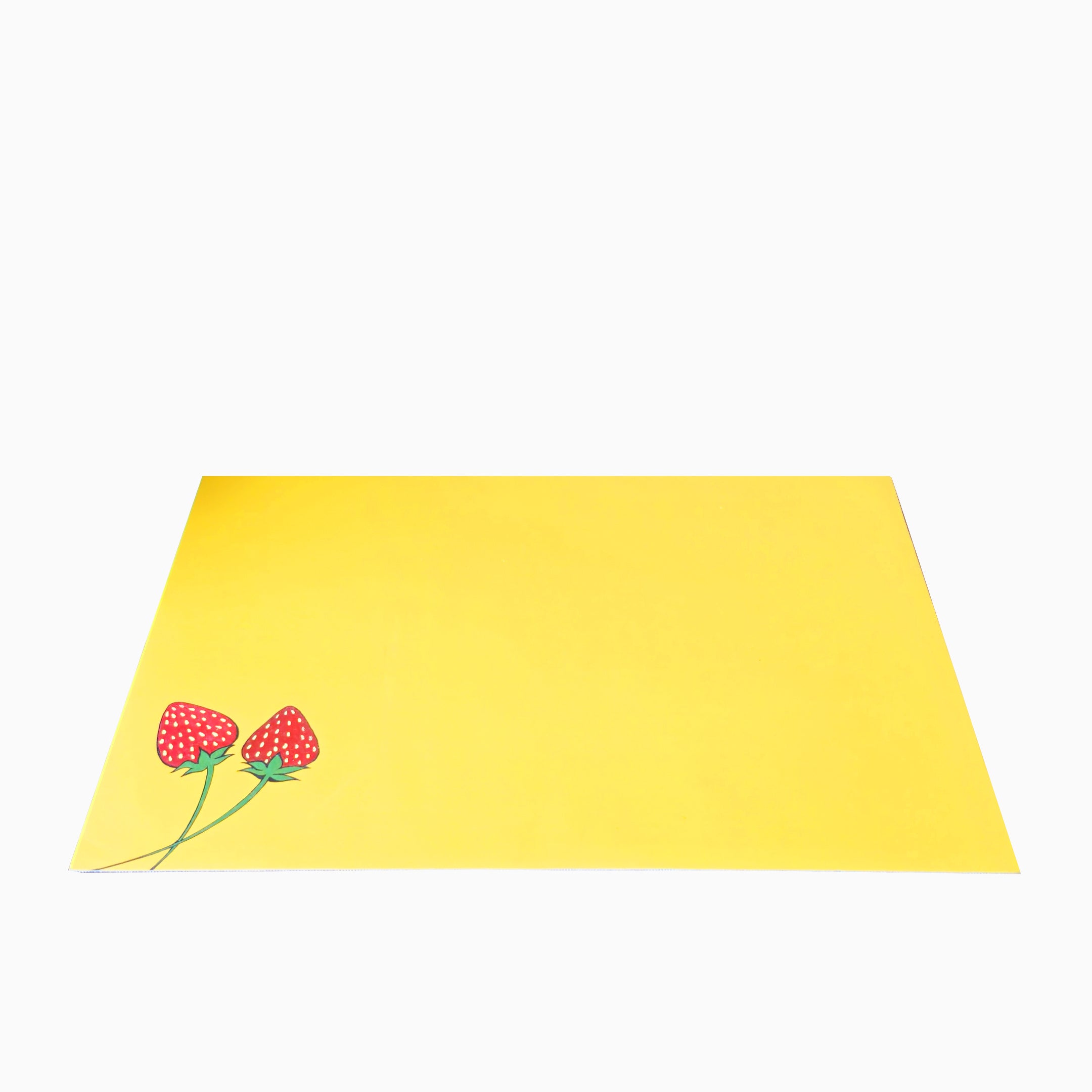 Strawberry Accent Table Mat - Yellow (Set of 2)