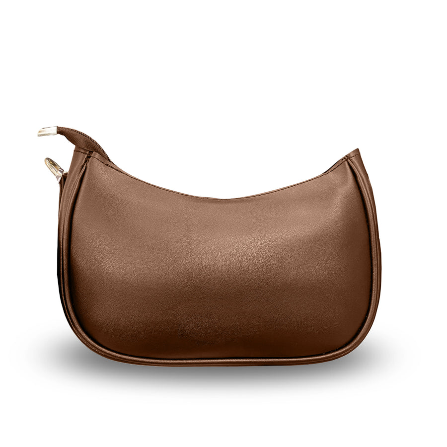Brown Classic Chain Shoulder Bag for Women & Girls
