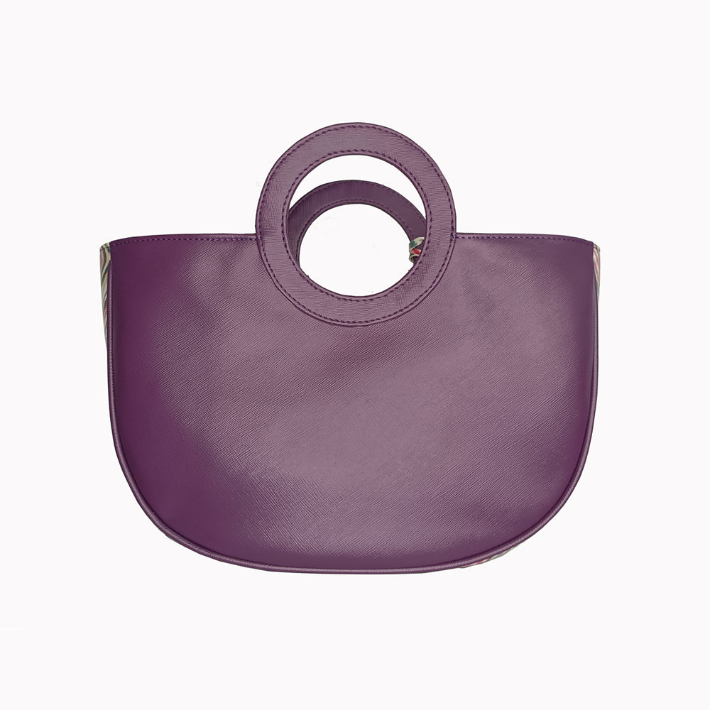 Sophisticated Violet Basket Bag Perfect For Women & Girls