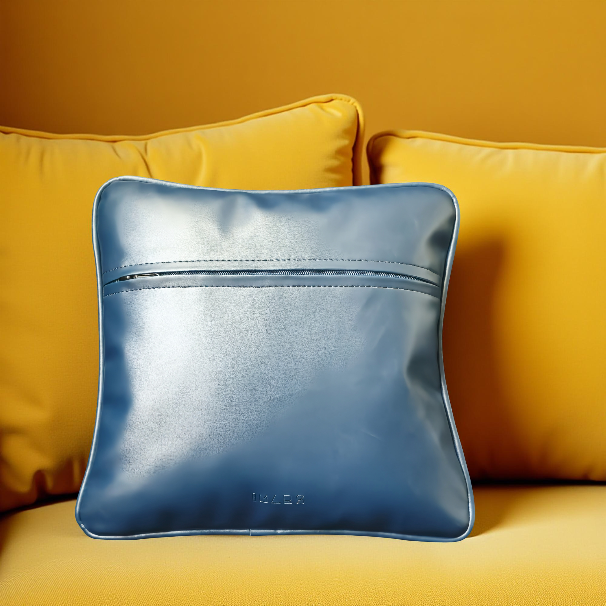 Small Decorative Pillow Covers with Lotus Design - Set of 2  (Small)