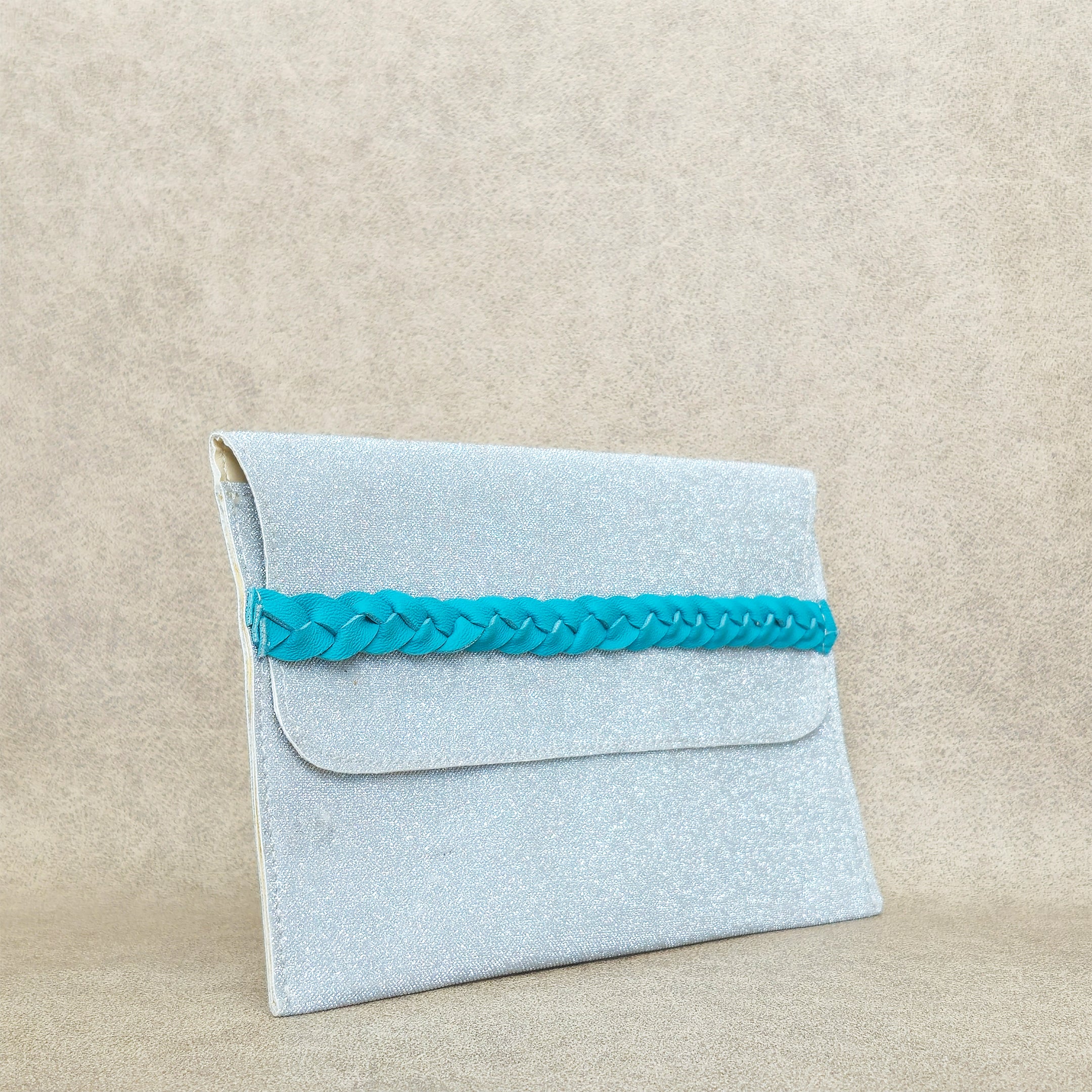 Braided Accent Vegan Leather