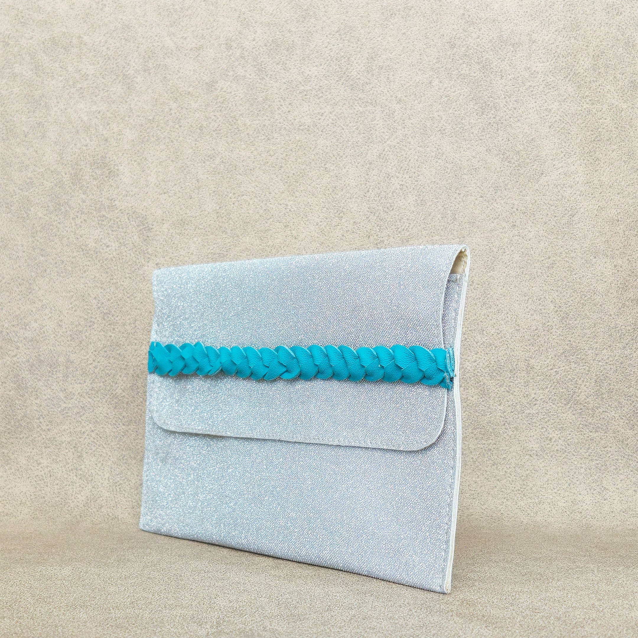 Braided Accent Vegan Leather