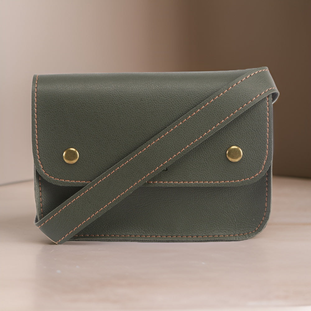 Elegant Green Fanny Pack Perfect For Women & Girls