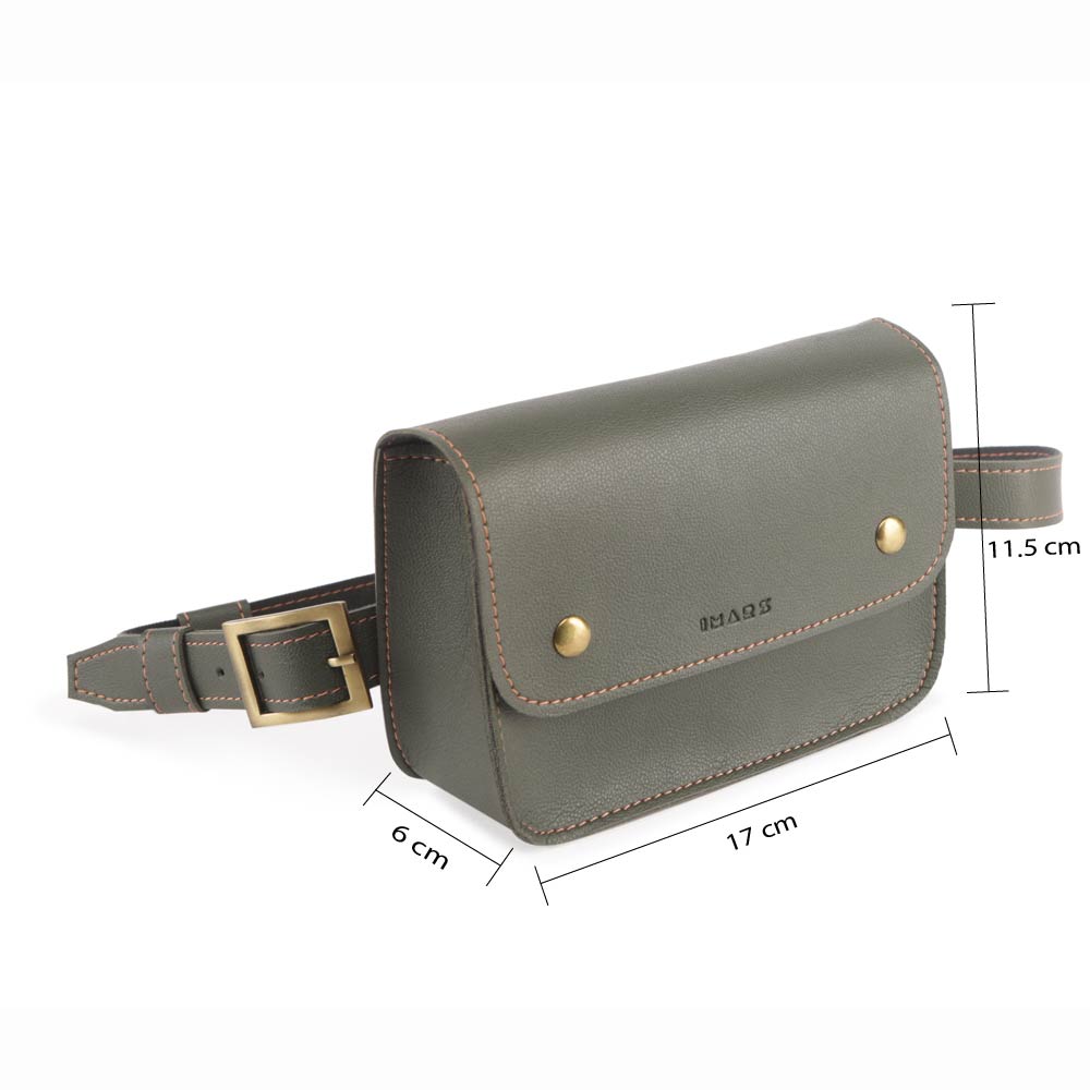 Elegant Green Fanny Pack Perfect For Women & Girls