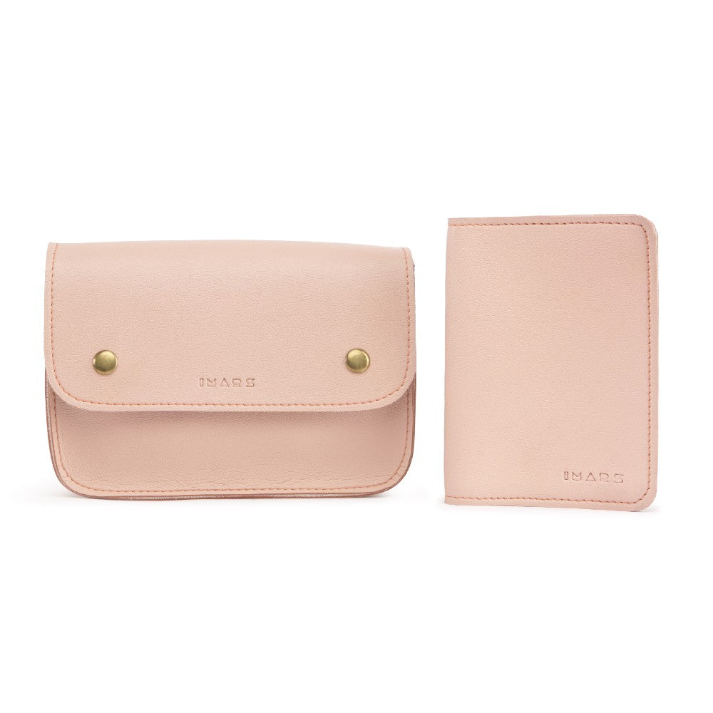 Elegant Light Pink Fanny Pack Perfect For Women & Girls