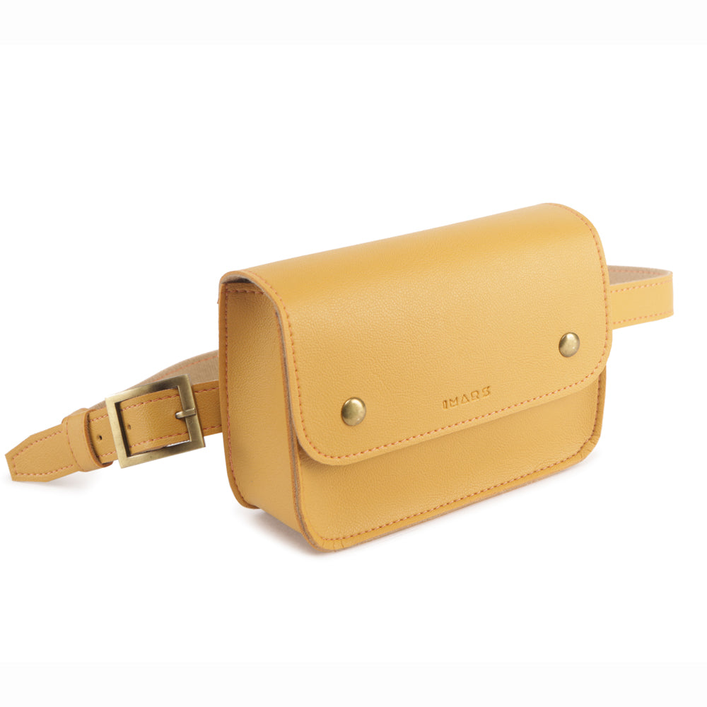 Elegant Yellow Fanny Pack Perfect For Women & Girls