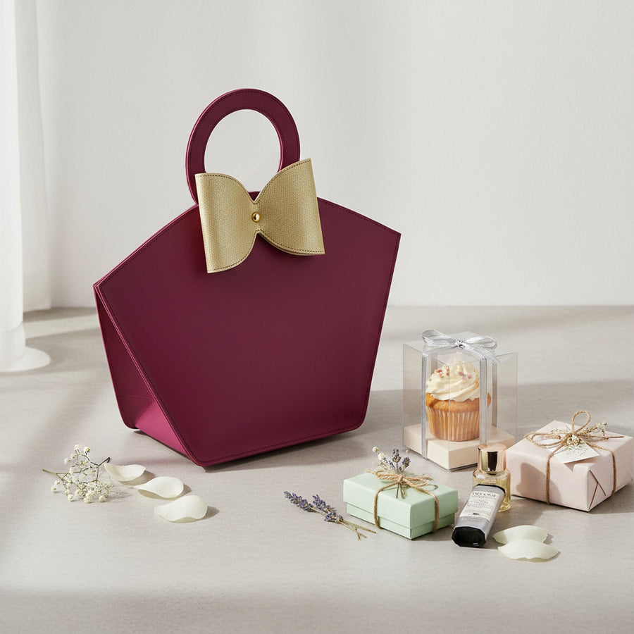 Eco-Friendly Vegan Leather Gift Bags | Perfect for Weddings, Birthdays, and Special Occasions