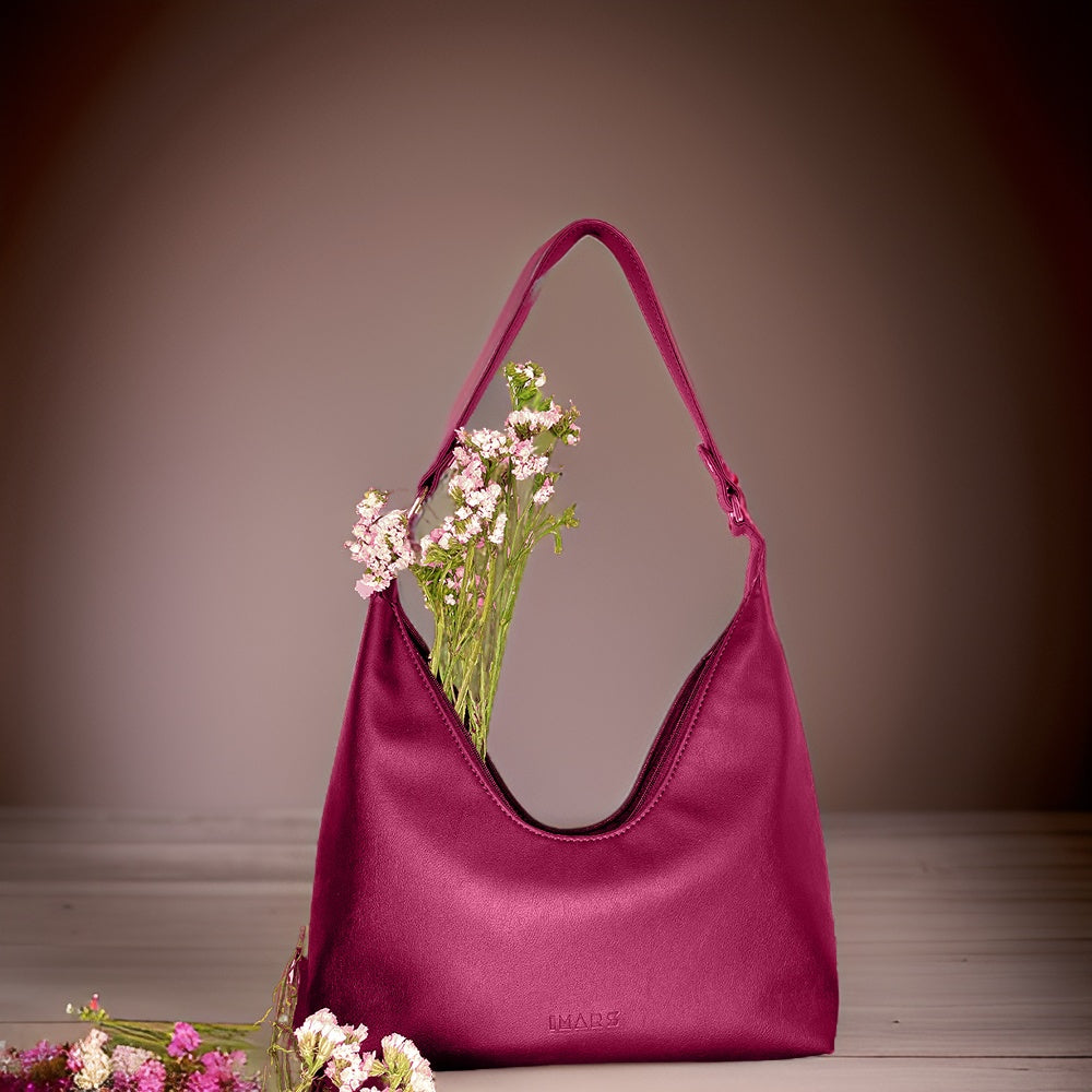 Fashionable Maroon Shoulder Bag Perfect For Women & Girls