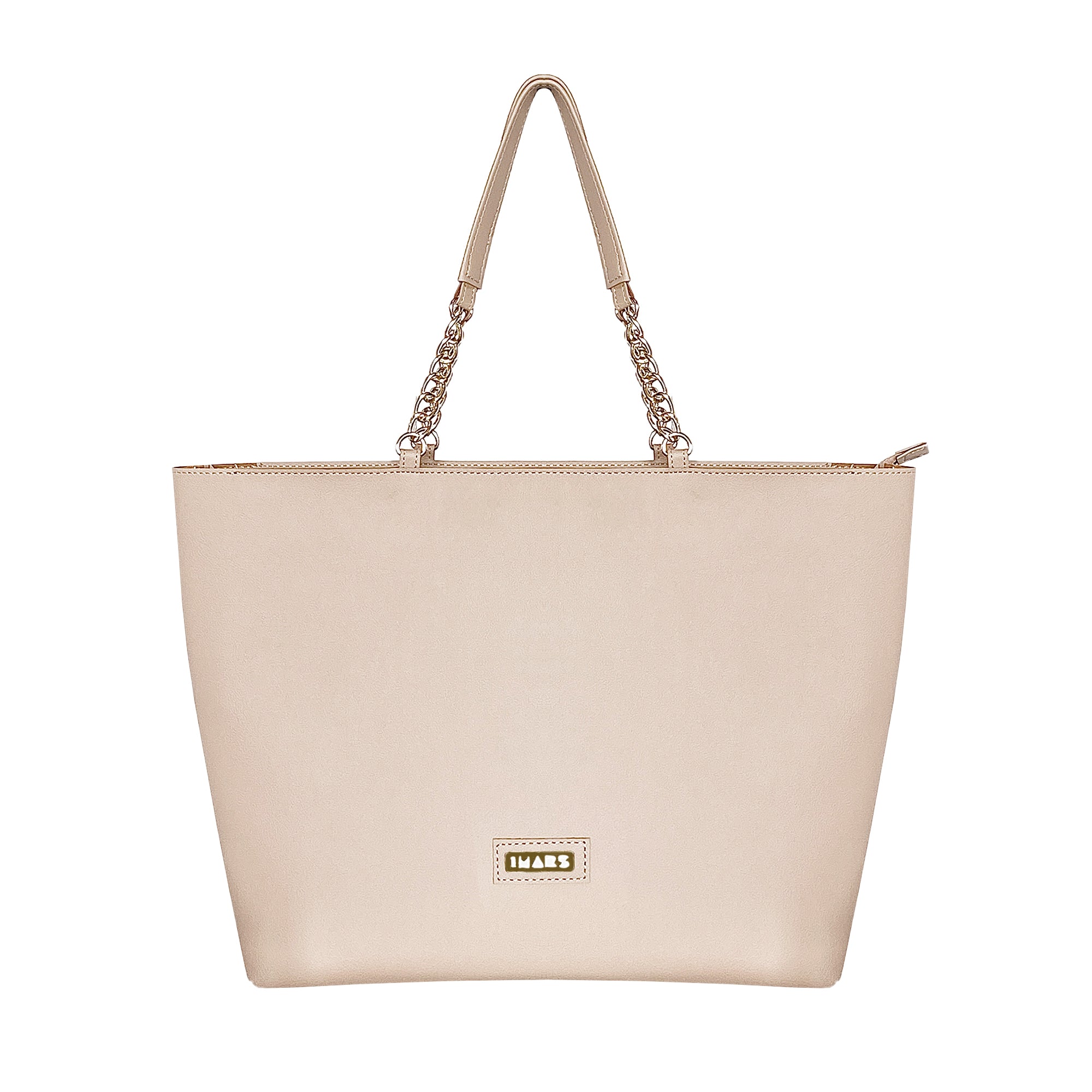 Vegan Leather Ladies Handbag Beige