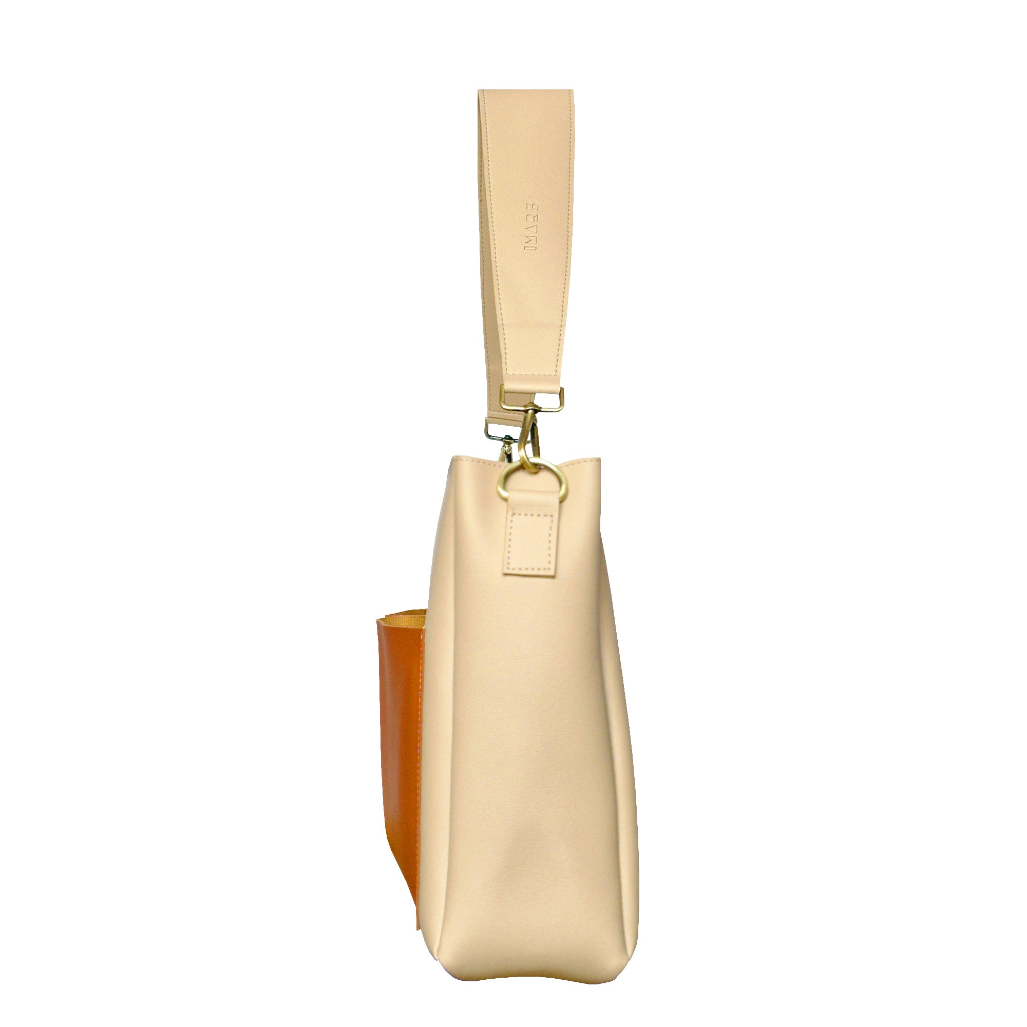Beige Tote Bag for Office and Travelling