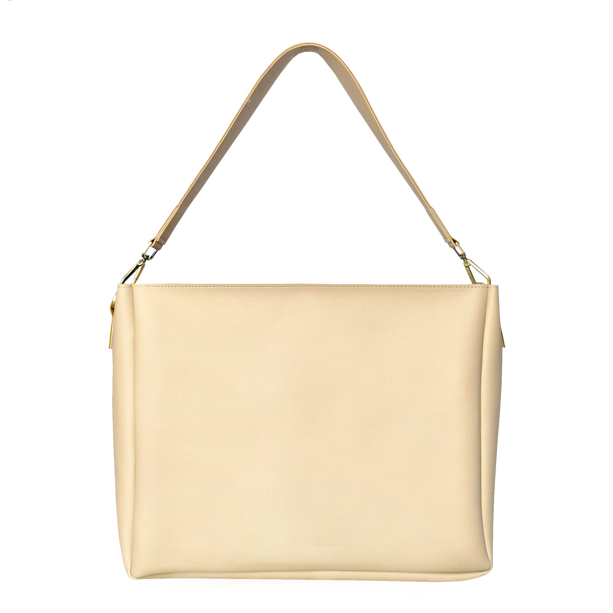 Beige Tote Bag for Office and Travelling