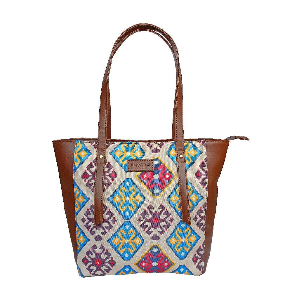 Sophisticated Multi Color Tote Bag Perfect For Women & Girls