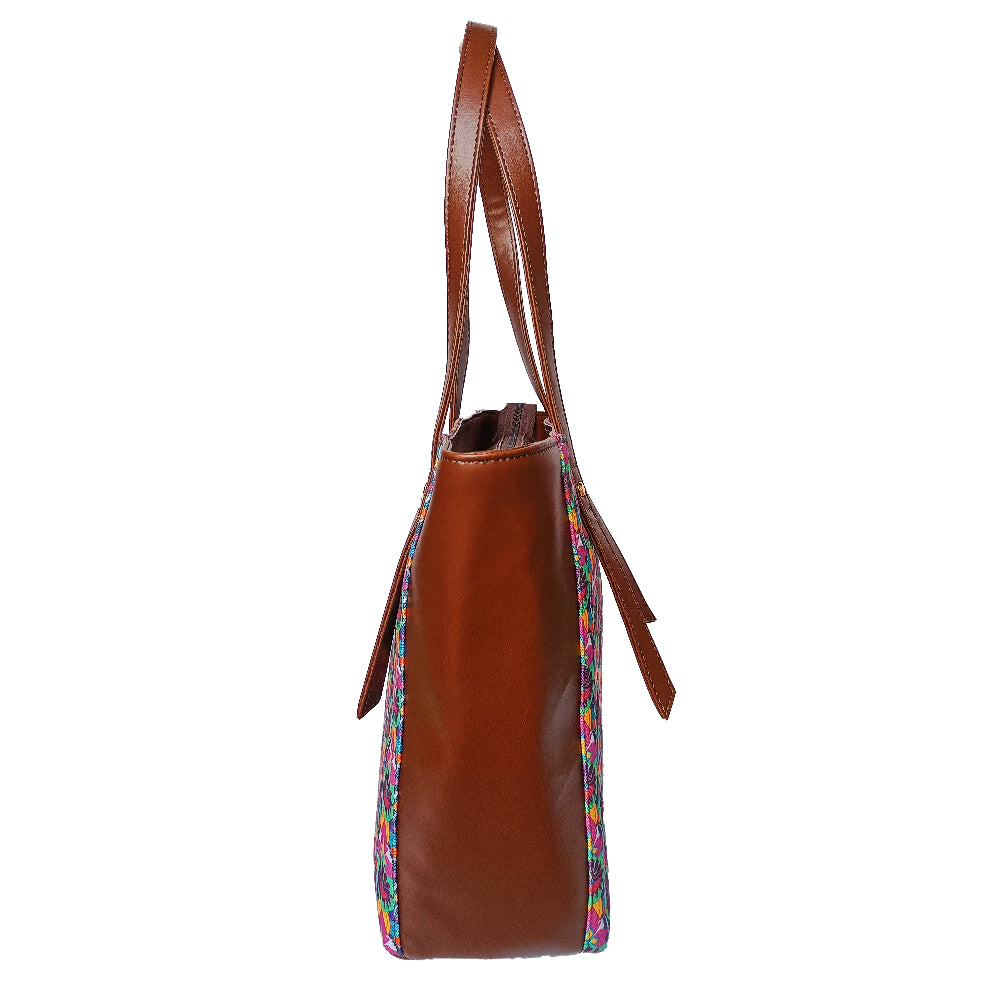 Sophisticated Multi Color Tote Bag Perfect For Women & Girls