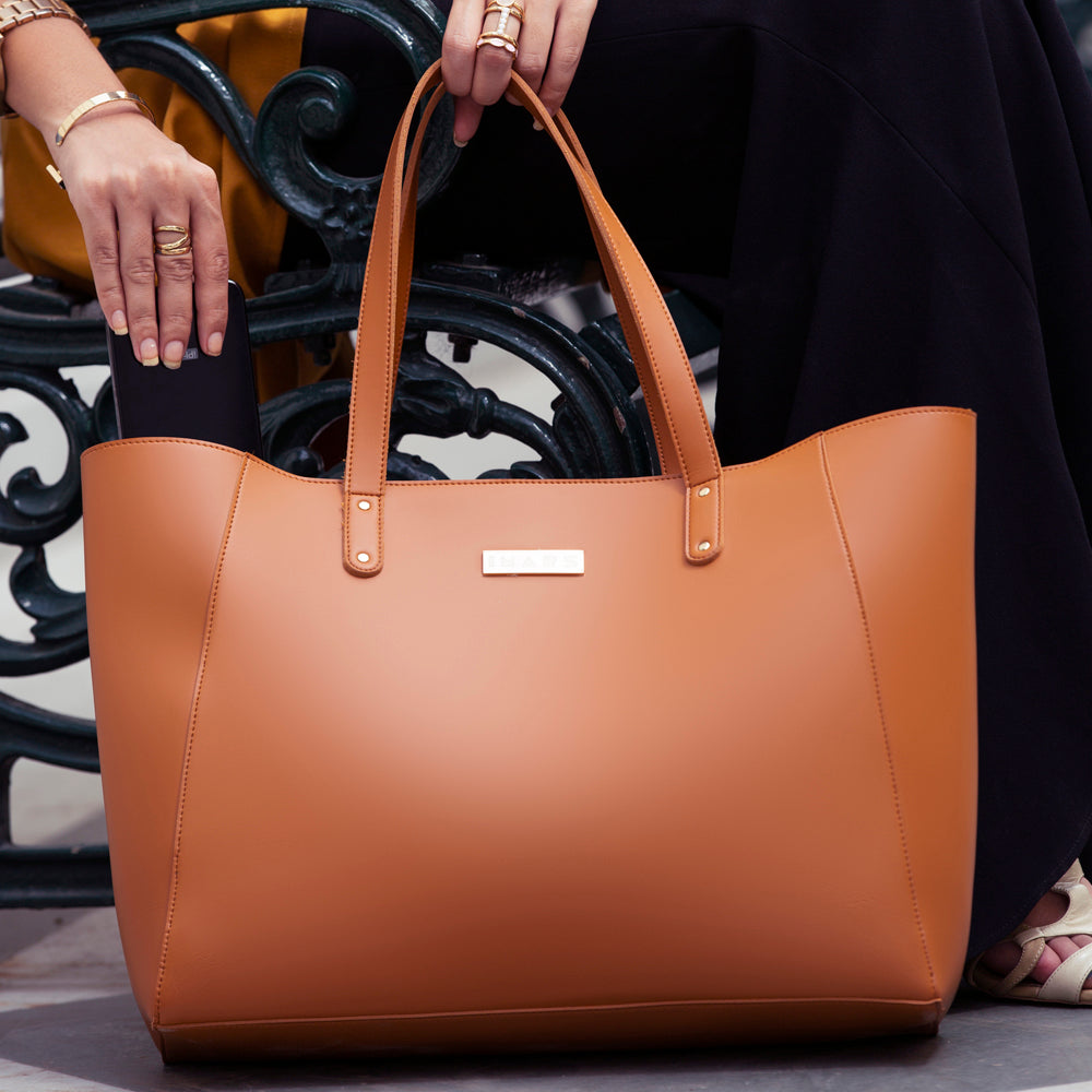 Elegant Tan Handbag Perfect For Women & Girls