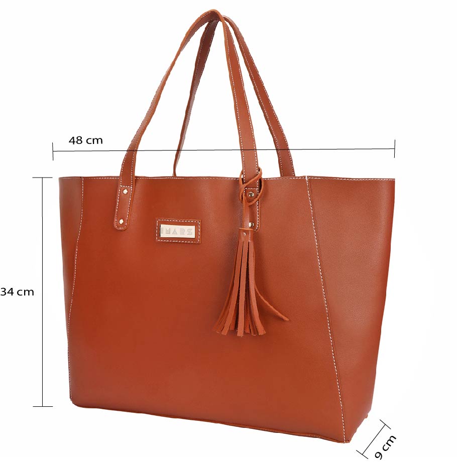 Elegant Tan Handbag Perfect For Women & Girls