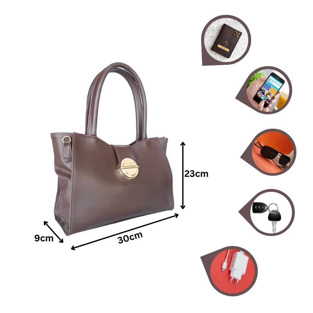 Modern Brown Shoulder Bag Perfect For Women & Girls