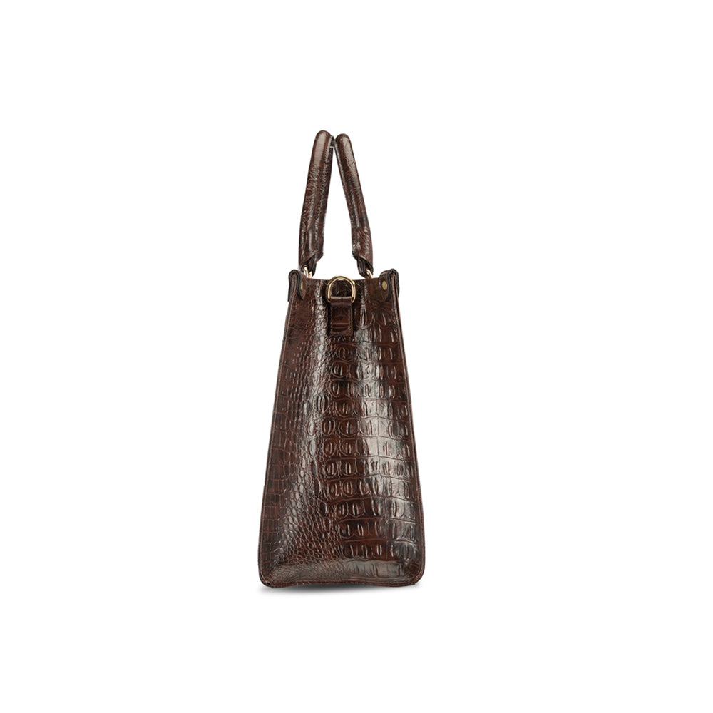 Classic Rustic Brown Tote Bag Perfect For Women & Girls