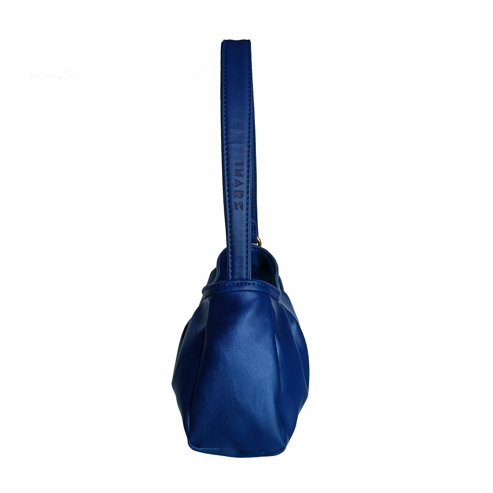 Trendy Blue Baguette Bag Perfect For Women & Girls