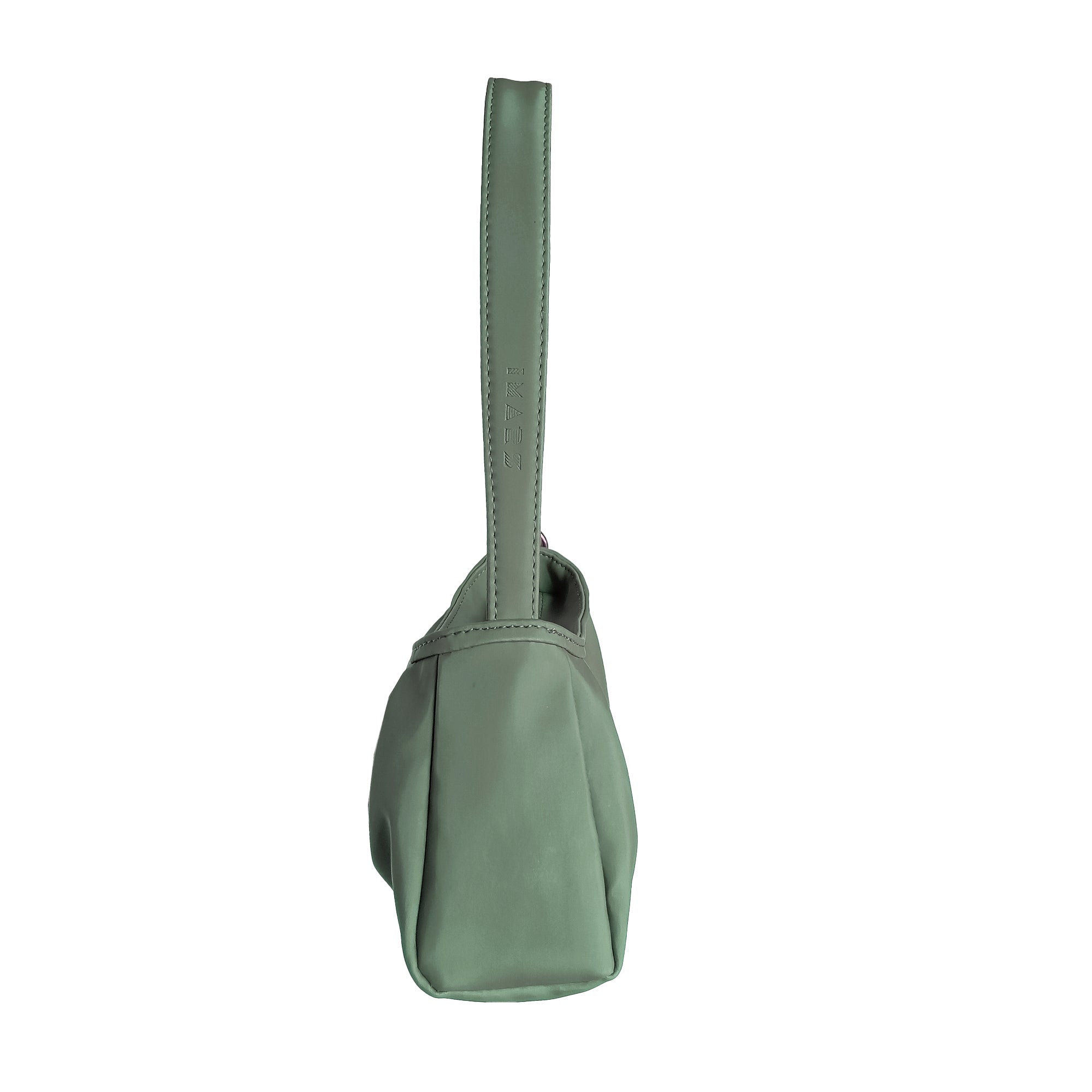 Trendy Sage Green Baguette Bag Perfect For Women & Girls