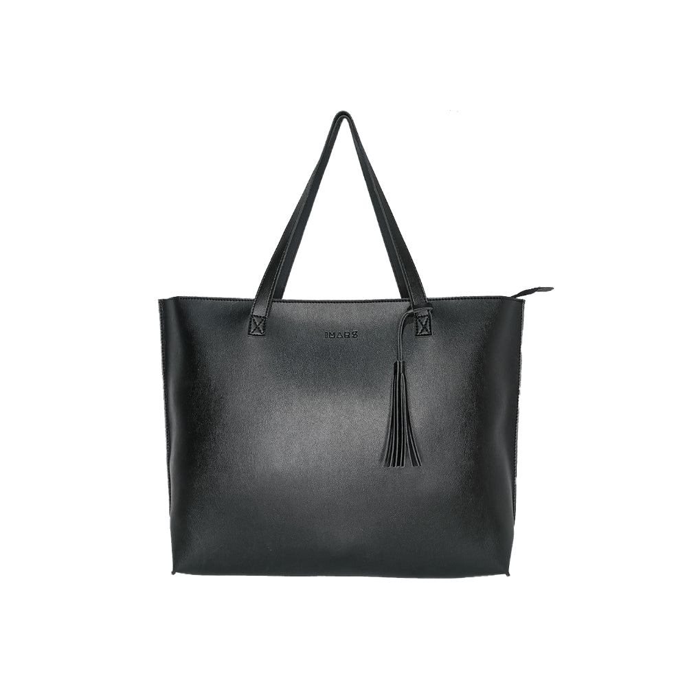 Classic Black Tote Bag For Women & Girls