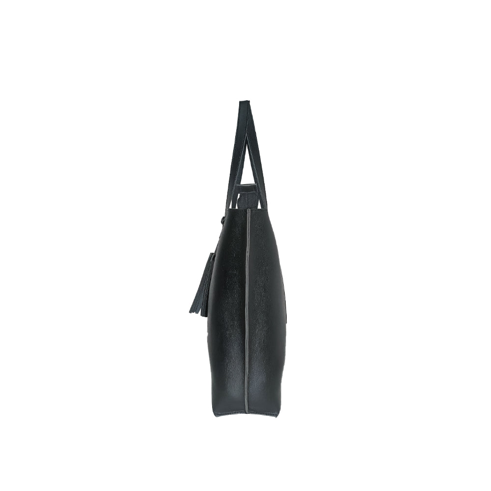 Classic Black Tote Bag For Women & Girls