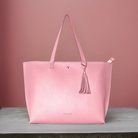Classic Light Pink Tote Bag For Women & Girls