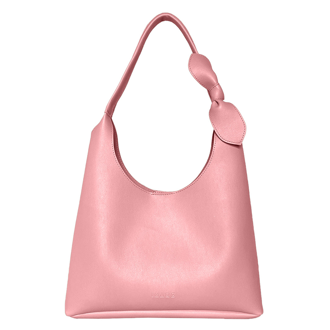 Elegant Shoulder Hobo Light Pink Bag For Women & Girls