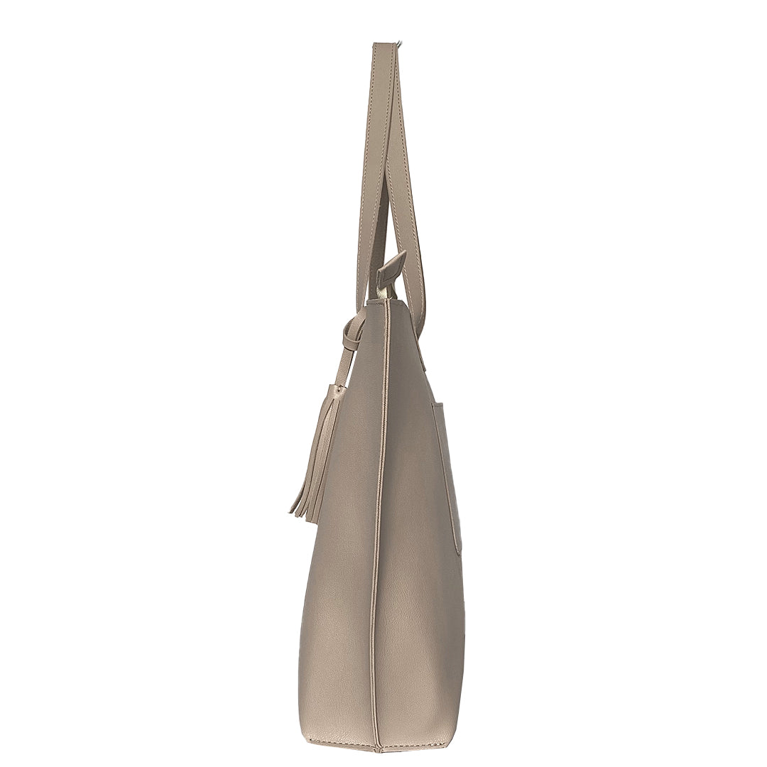 Classic Beige Tote Bag For Women & Girls