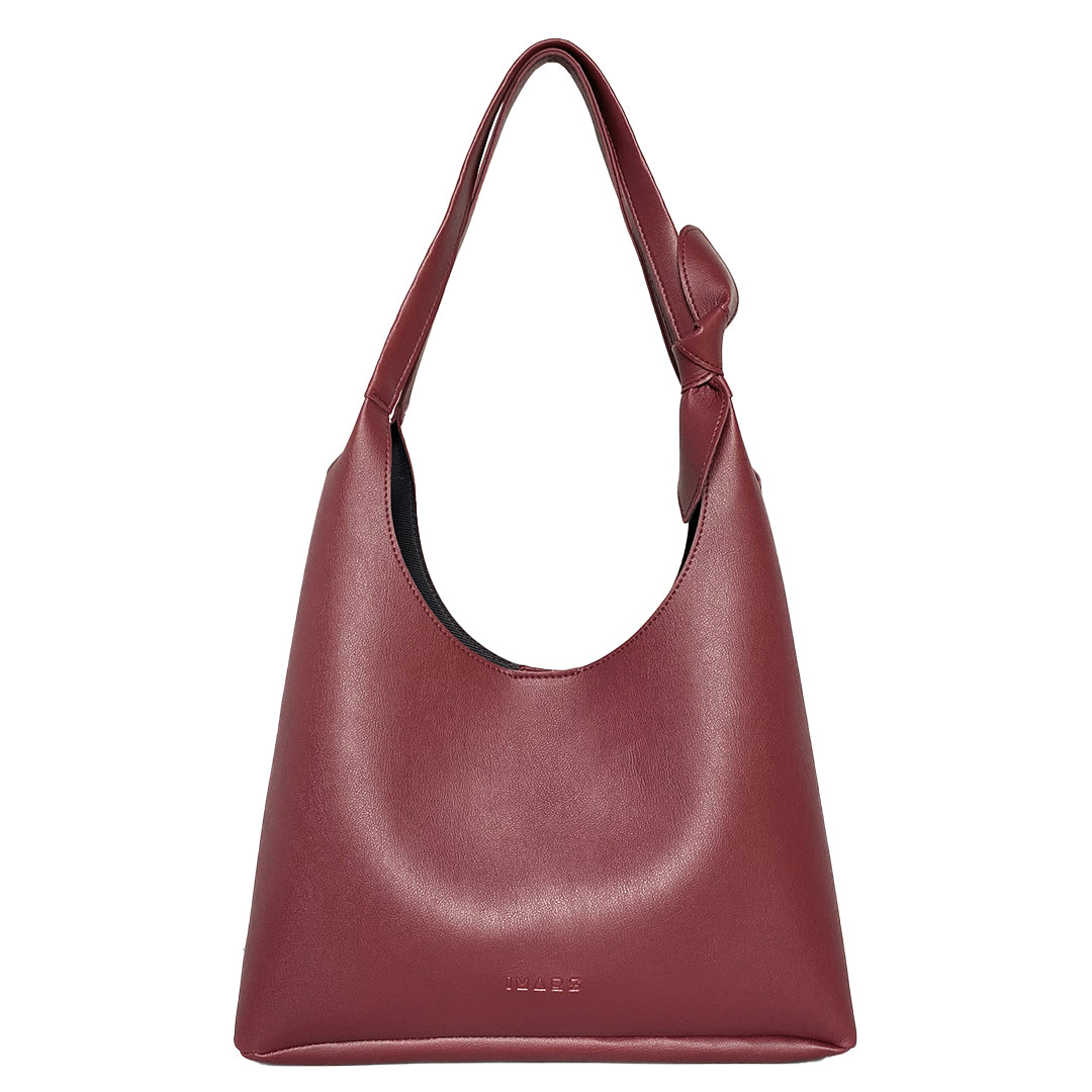 Elegant Shoulder Hobo Maroon Bag For Women & Girls