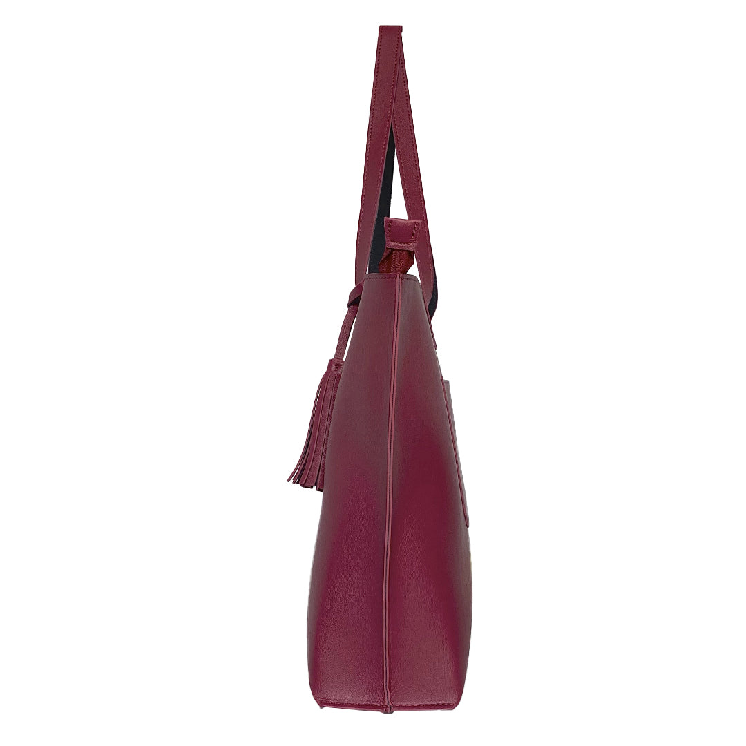 Classic Maroon Tote Bag For Women & Girls