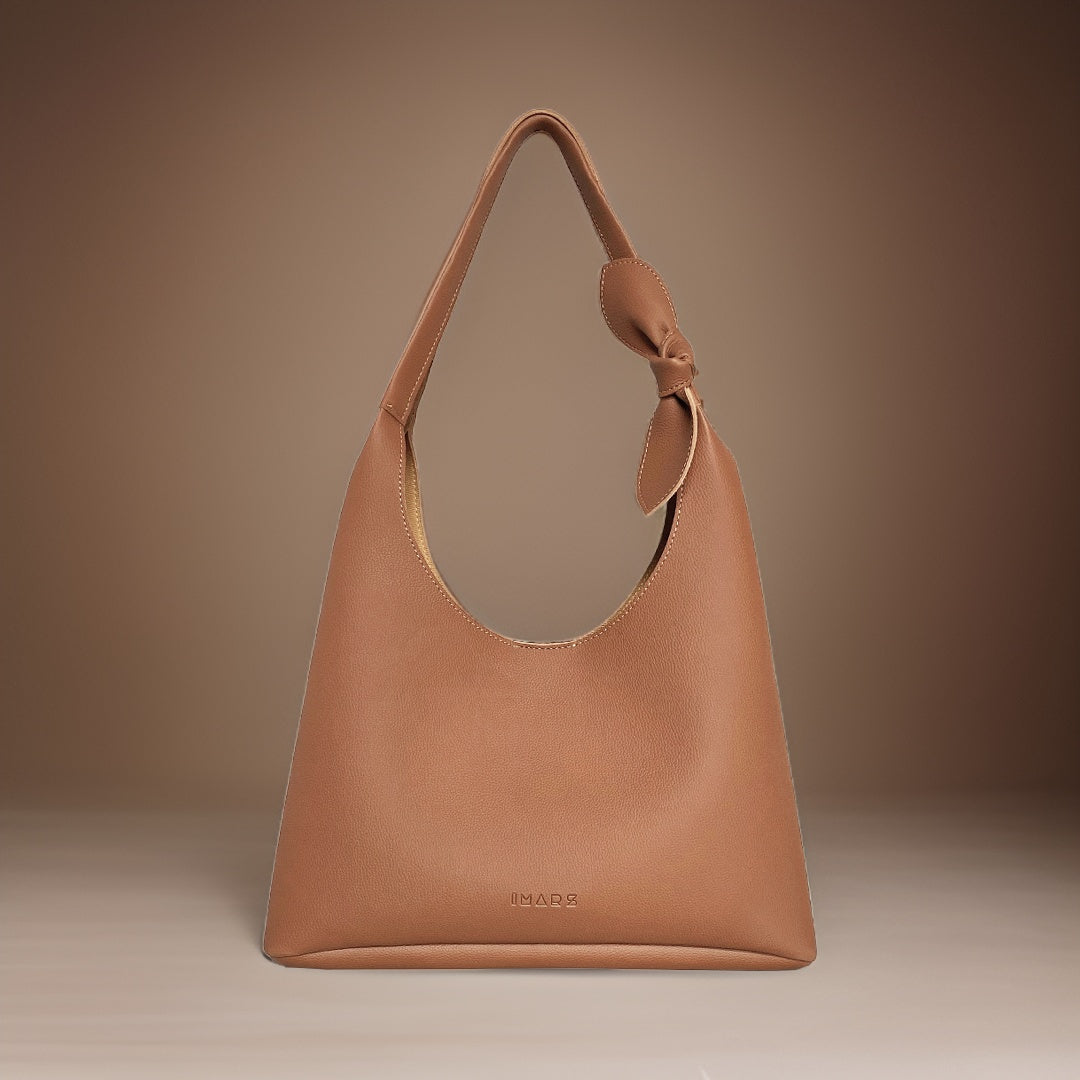 Elegant Shoulder Hobo Tan Bag For Women & Girls