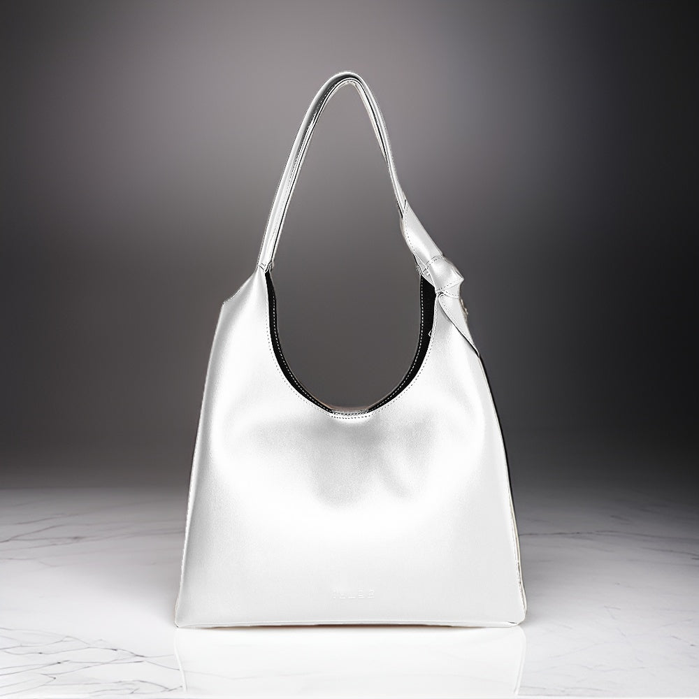 Elegant Shoulder Hobo White Bag For Women & Girls