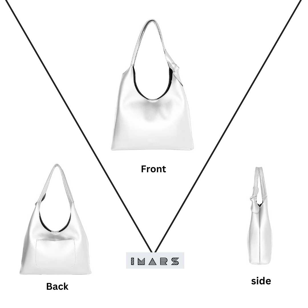 Elegant Shoulder Hobo White Bag For Women & Girls