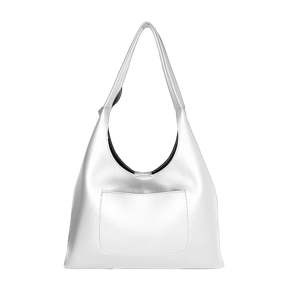 Elegant Shoulder Hobo White Bag For Women & Girls