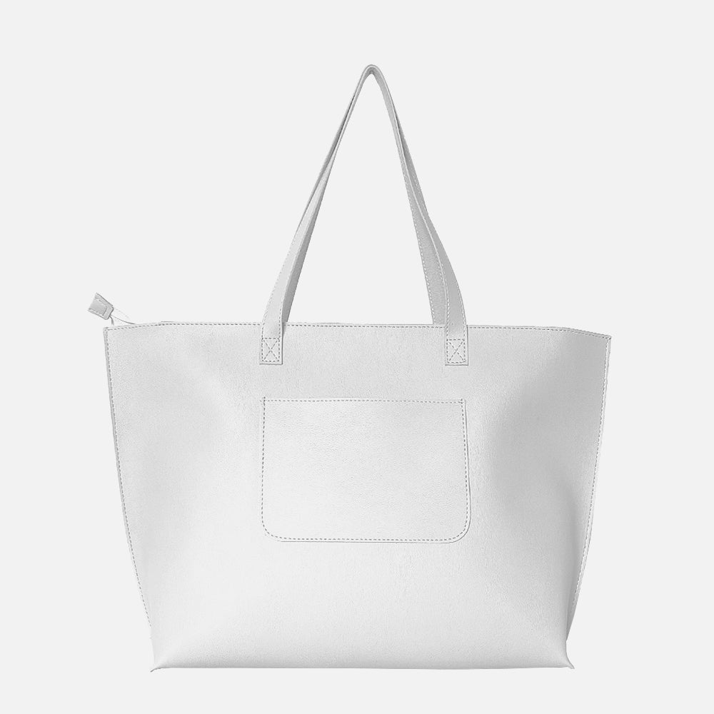 Vegan Leather Ladies Handbag White