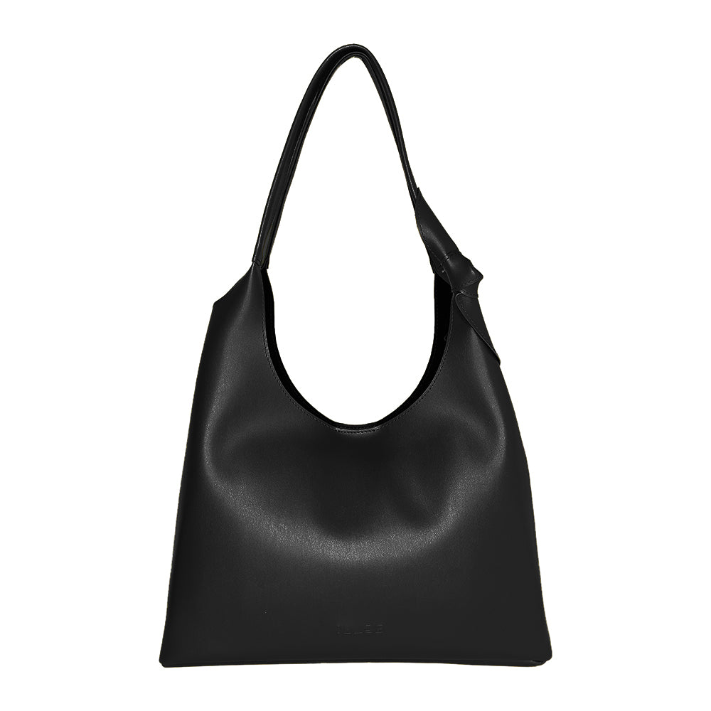 Elegant Shoulder Hobo Black Bag For Women & Girls