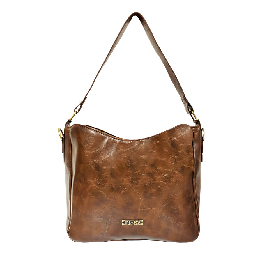 Brown Sustainable Shoulder Bag for Women