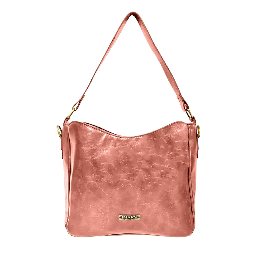 Pink Sustainable Shoulder Bag for Women