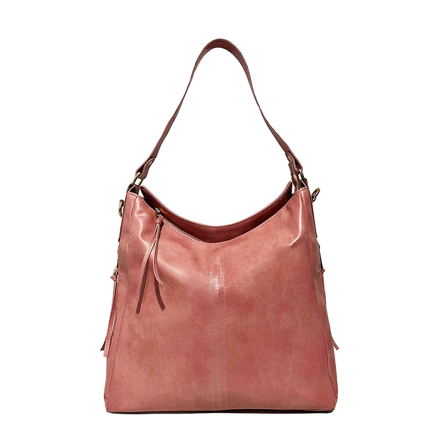 Functional Pink Shoulder Bag for Women and Girls