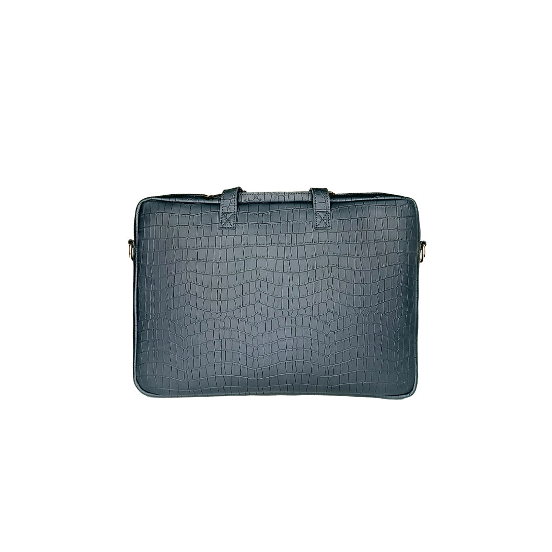 Stylish Navy Blue Unisex Laptop Bag
