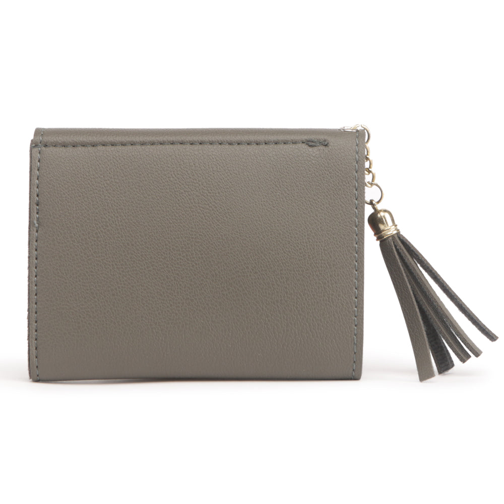 Trendy Grey Wallet Perfect For Women & Girls