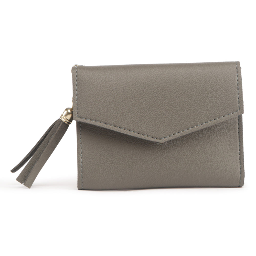 Trendy Grey Wallet Perfect For Women & Girls