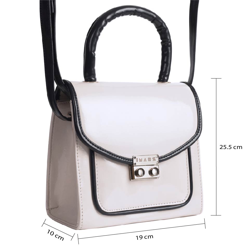 Classic Ivory Blue Handbag Perfect For Women & Girls