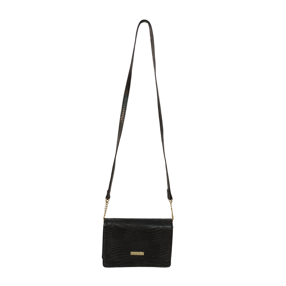 Stylish Black Crossbody Bag Perfect for Women and Girls