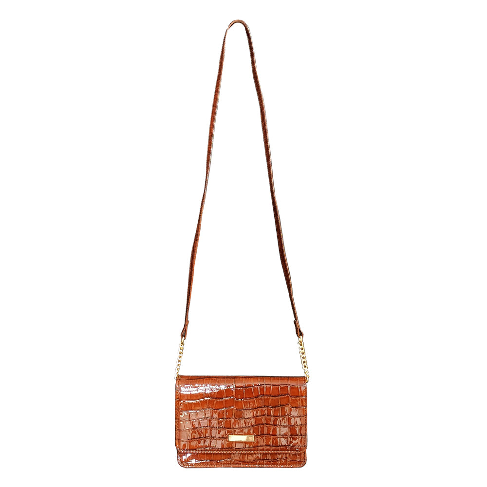 Stylish Brown Crossbody Bag Perfect for Women and Girls